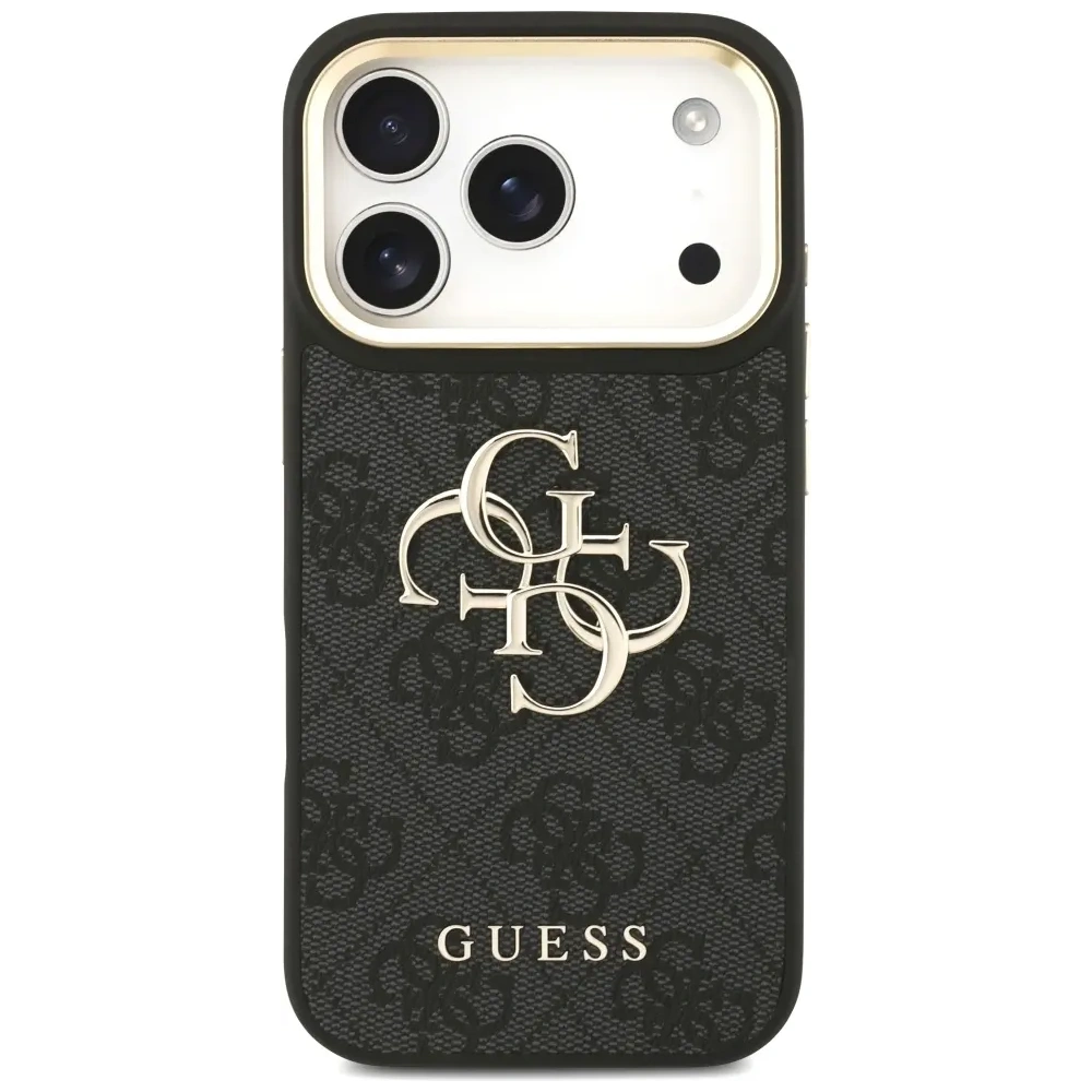 Etui Guess 4G Big 4G Classic Logo Big Strap Metal Buttons do Apple iPhone 17 Pro czarny