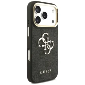 Etui Guess 4G Big 4G Classic Logo Big Strap Metal Buttons do Apple iPhone 17 Pro czarny