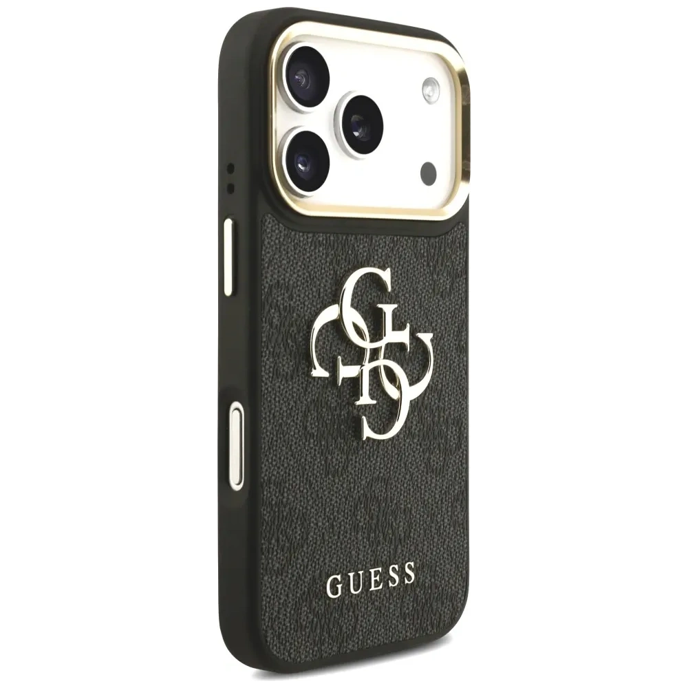 Etui Guess 4G Big 4G Classic Logo Big Strap Metal Buttons do Apple iPhone 17 Pro czarny