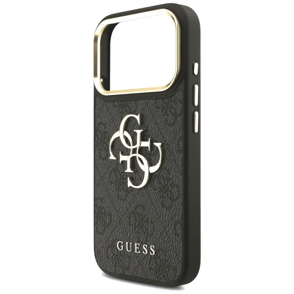 Etui Guess 4G Big 4G Classic Logo Big Strap Metal Buttons do Apple iPhone 17 Pro czarny