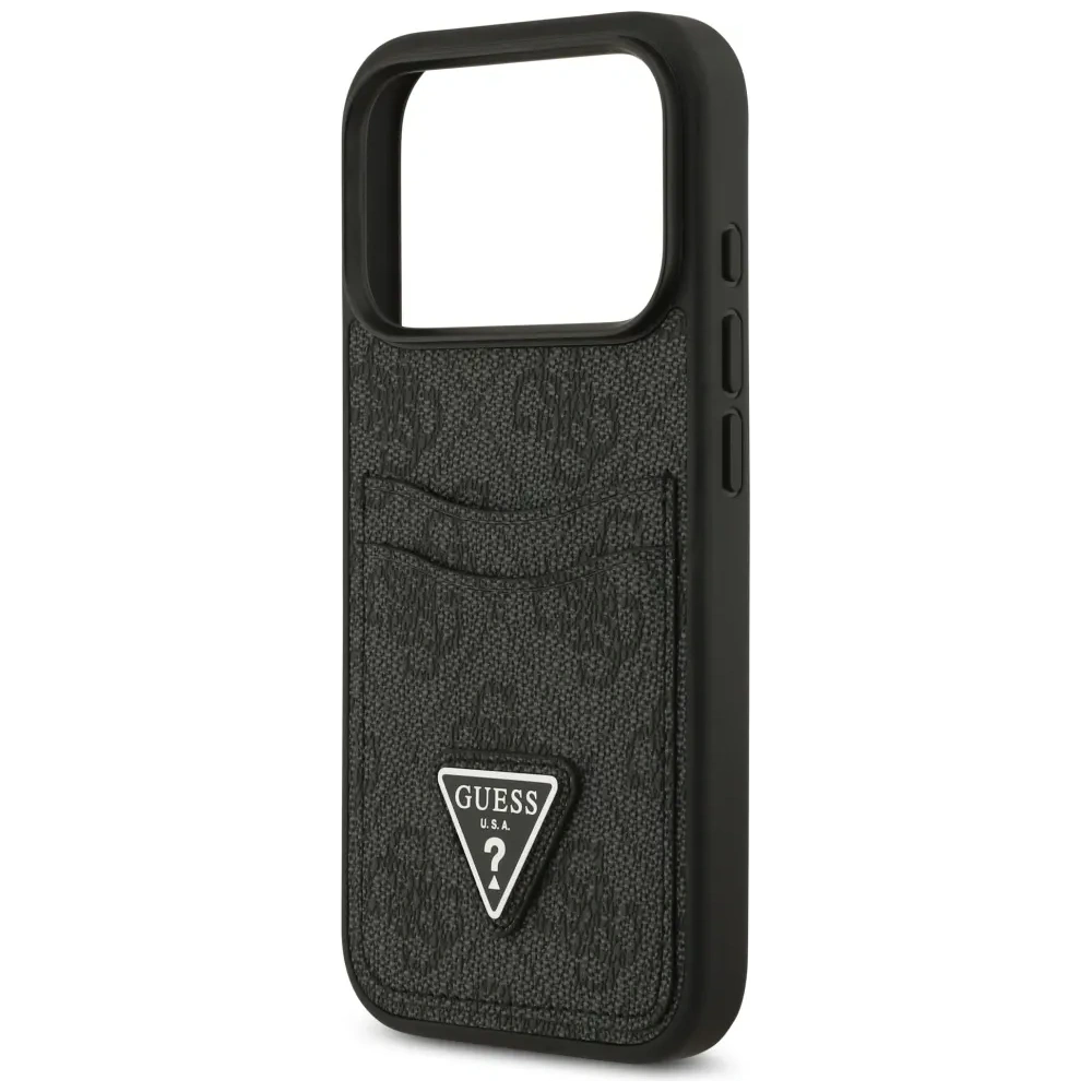 Etui Guess 4G Double Card Triangle do Apple iPhone 17 Pro czarny