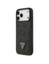 Etui Guess 4G Double Card Triangle do Apple iPhone 17 Pro Max czarny