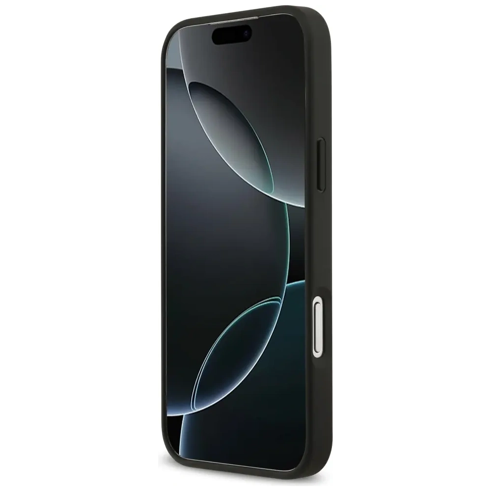 Etui Guess 4G Double Card Triangle do Apple iPhone 17 Pro Max czarny