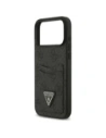 Etui Guess 4G Double Card Triangle do Apple iPhone 17 Pro Max czarny