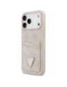Etui Guess 4G Double Card Triangle do Apple iPhone 17 Pro Max różowy