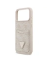 Etui Guess 4G Double Card Triangle do Apple iPhone 17 Pro Max różowy