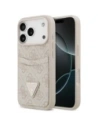 Etui Guess 4G Double Card Triangle do Apple iPhone 17 Pro różowy
