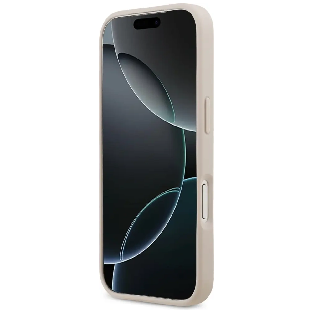 Etui Guess 4G Double Card Triangle do Apple iPhone 17 Pro różowy