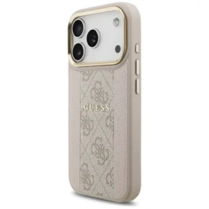 Etui Guess 4G Stripe MagSafe do Apple iPhone 17 Pro różowy