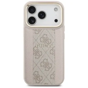 Etui Guess 4G Stripe MagSafe do Apple iPhone 17 Pro różowy