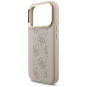 Etui Guess 4G Stripe MagSafe do Apple iPhone 17 Pro różowy