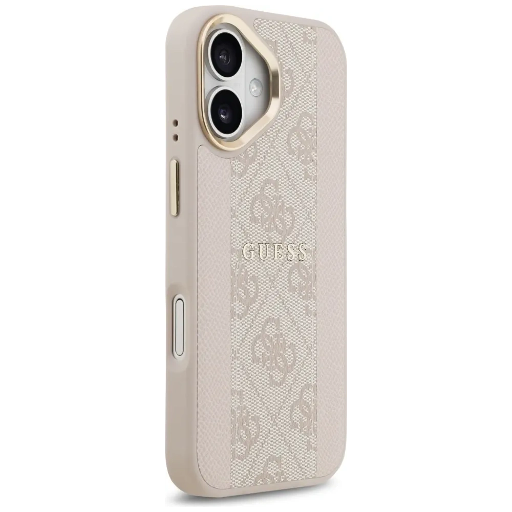 Etui Guess 4G Stripe MagSafe do Apple iPhone 17 różowy