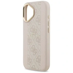 Etui Guess 4G Stripe MagSafe do Apple iPhone 17 różowy