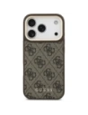 Etui Guess 4G z portfelem MagSafe do Apple iPhone 17 Pro brązowy