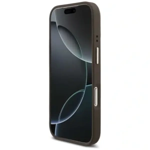 Etui Guess 4G z portfelem MagSafe do Apple iPhone 17 Pro brązowy