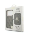 Etui Guess 4G z portfelem MagSafe do Apple iPhone 17 Pro brązowy