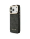 Etui Guess 4G z portfelem MagSafe do Apple iPhone 17 Pro czarny