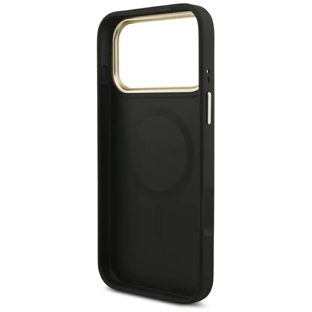 Etui Guess 4G z portfelem MagSafe do Apple iPhone 17 Pro Max czarny