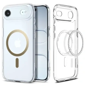 Etui Spigen Ultra Hybrid Mag MagSafe do Apple iPhone Air Clear/gold