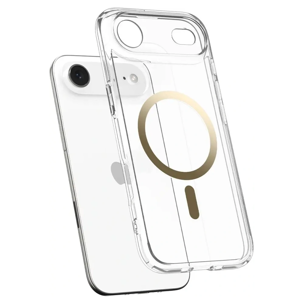 Etui Spigen Ultra Hybrid Mag MagSafe do Apple iPhone Air Clear/gold