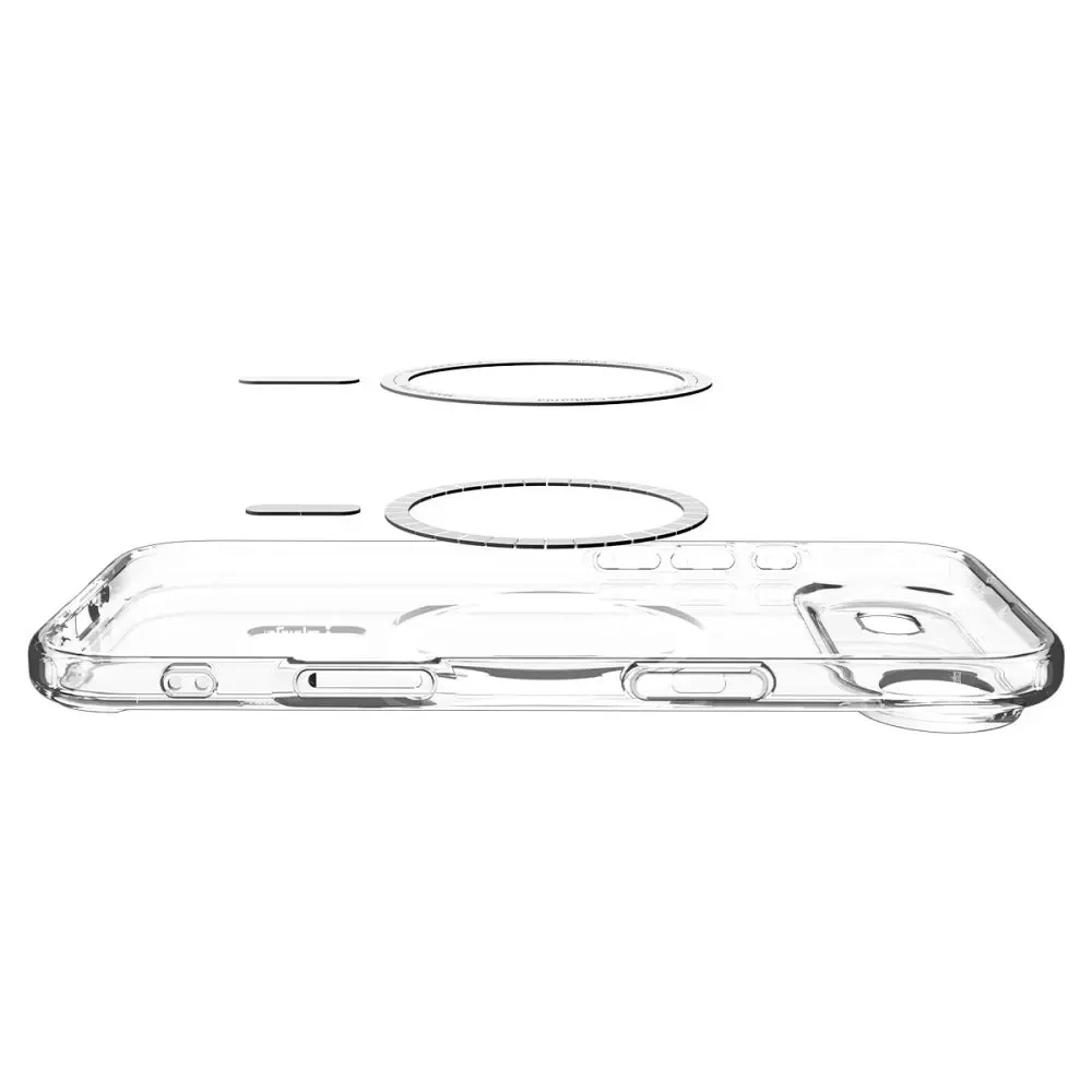 Etui Spigen Ultra Hybrid Mag MagSafe do Apple iPhone Air Clear/gold