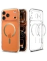 Etui Spigen Ultra Hybrid Mag MagSafe do Apple iPhone 17 Pro Clear/gold