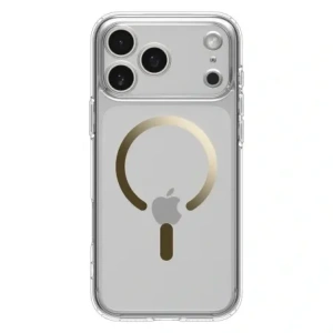 Etui Spigen Ultra Hybrid Mag MagSafe do Apple iPhone 17 Pro Clear/gold