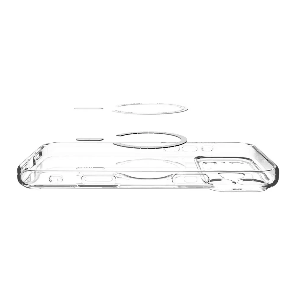 Etui Spigen Ultra Hybrid Mag MagSafe do Apple iPhone 17 Pro Clear/gold