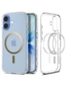 Etui Spigen Ultra Hybrid Mag MagSafe do Apple iPhone 17 Clear/gold