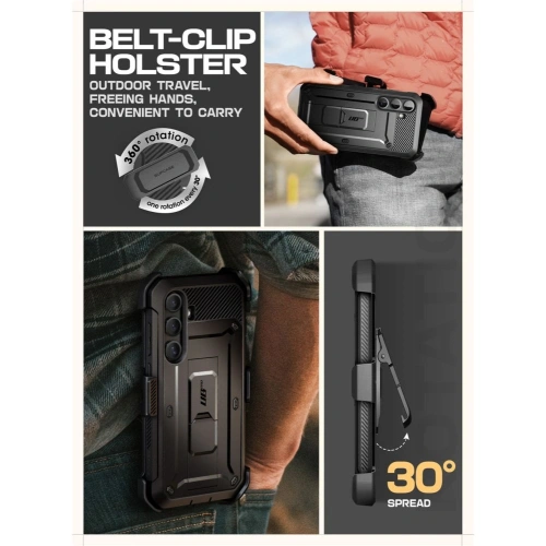 Etui Supcase Unicorn Beetle Pro do Samsung Galaxy S25 FE Black