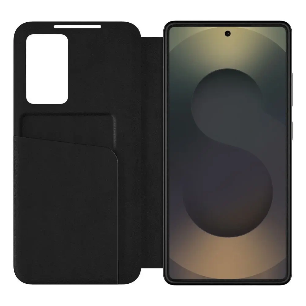 Etui z klapką Tech-Protect Smart Wallet do Samsung Galaxy S25 FE Matte Black