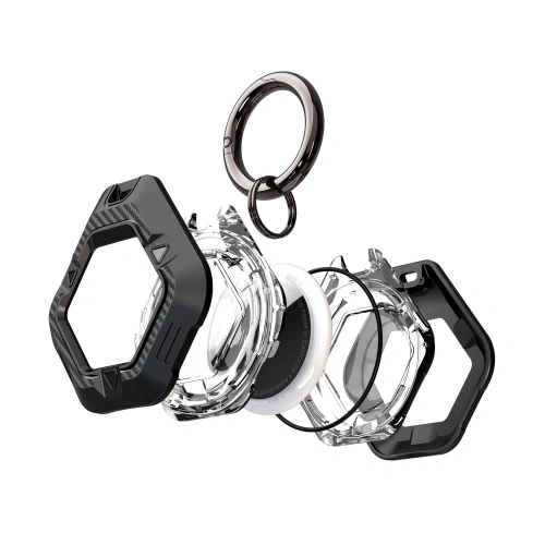 Etui Tech-Protect Defense do Apple AirTag 1 / 2 Black