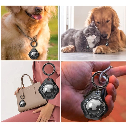 Etui Tech-Protect Defense do Apple AirTag 1 / 2 Black