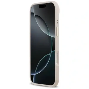 Etui Guess Grained Strass Logo MagSafe do Apple iPhone Air różowy