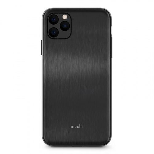 Hurtownia Moshi - 4713057258107 - MOSH028BLK - Etui Moshi iGlaze Apple iPhone 11 Pro Max (system SnapTo) (Armour Black) - B2B homescreen