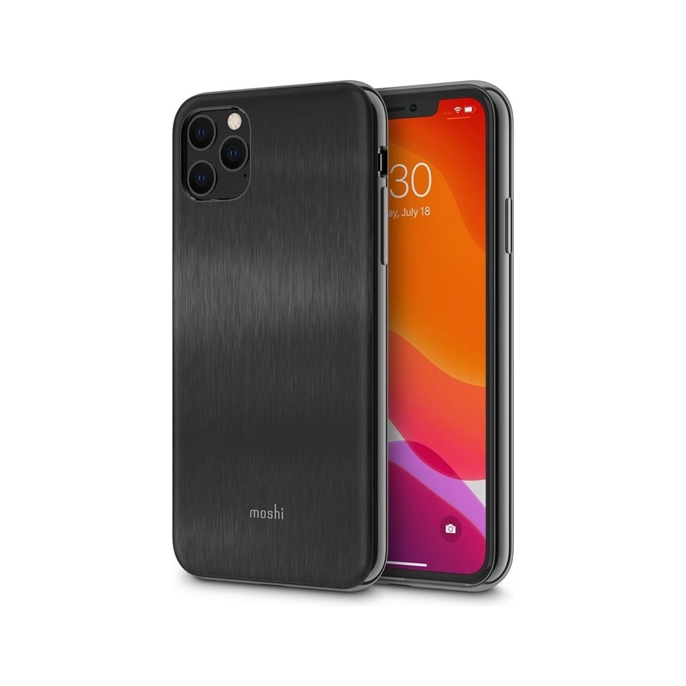 Wholesale Moshi iGlaze - Apple iPhone 11 Pro Max (with SnapTo) (Armour Black) - MOSH028BLK - {ean13} - Hurt