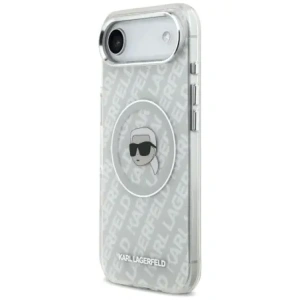 Etui Karl Lagerfeld IML Karl Head Logo MagSafe do Apple iPhone Air szary