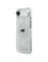 Etui Karl Lagerfeld IML Karl Head Logo MagSafe do Apple iPhone Air szary