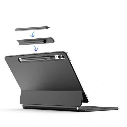 Etui Dux Ducis Keyboard MK Series z klawiaturą Bluetooth do Samsung Galaxy Tab S9+ Plus / S8+ Plus / S7+ Plus czarna