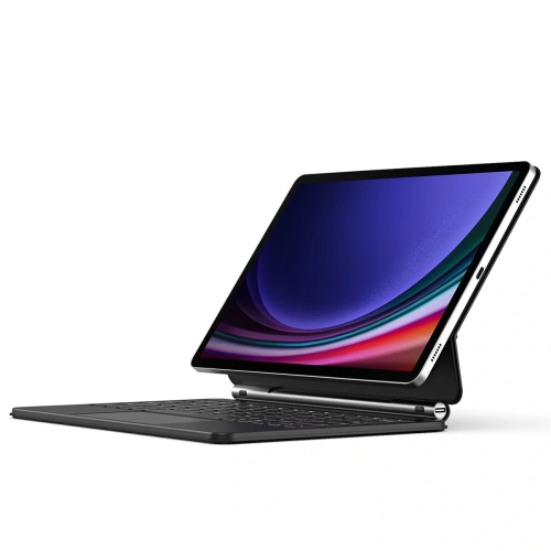 Etui Dux Ducis Keyboard MK Series z klawiaturą Bluetooth do Samsung Galaxy Tab S9 / S8 / S7 czarna