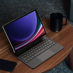 Etui Dux Ducis Keyboard MK Series z klawiaturą Bluetooth do Samsung Galaxy Tab S9 / S8 / S7 czarna