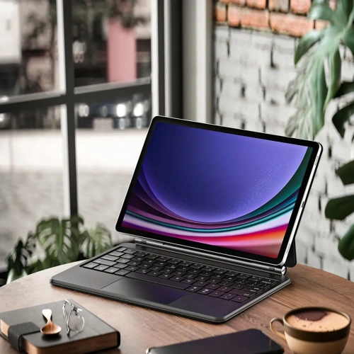 Etui Dux Ducis Keyboard MK Series z klawiaturą Bluetooth do Samsung Galaxy Tab S9 / S8 / S7 czarna