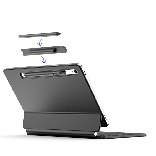 Etui Dux Ducis Keyboard MK Series z klawiaturą Bluetooth do Samsung Galaxy Tab S9 / S8 / S7 czarna