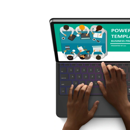 Etui Dux Ducis Keyboard MK Series z klawiaturą Bluetooth do Samsung Galaxy Tab S9 / S8 / S7 czarna