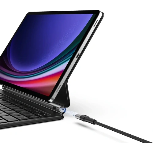 Etui Dux Ducis Keyboard MK Series z klawiaturą Bluetooth do Samsung Galaxy Tab S9 / S8 / S7 czarna