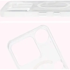 Etui z pierścieniem magnetycznym Bizon Case CrystalO do Nothing Phone (3) przezroczyste