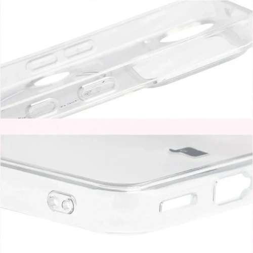 Etui z pierścieniem magnetycznym Bizon Case CrystalO do Nothing Phone (3) przezroczyste