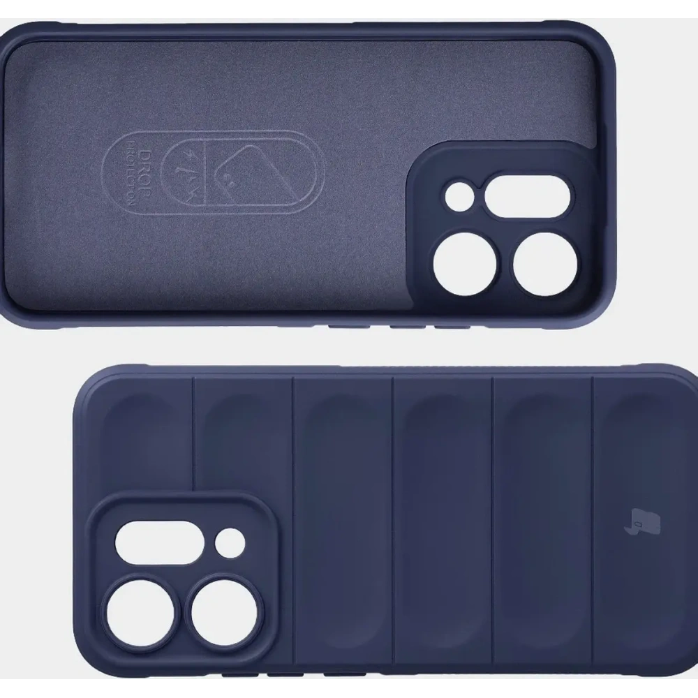 Pancerne etui Bizon Case Tur do Oppo Reno 14 granatowe