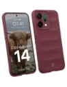 Pancerne etui Bizon Case Tur do Oppo Reno 14 burgundowe