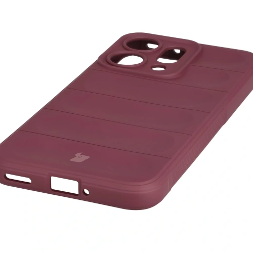 Pancerne etui Bizon Case Tur do Oppo Reno 14 burgundowe